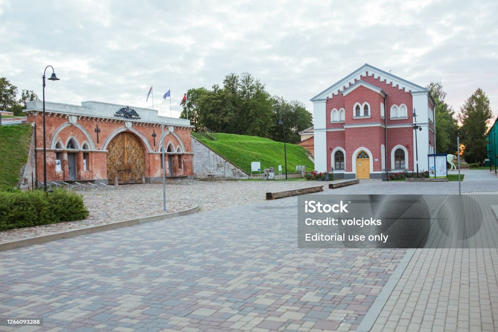 Vista aérea del Castillo de Daugavpils